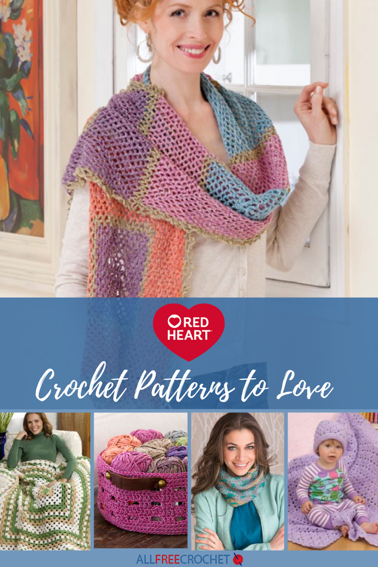 red heart free crochet patterns