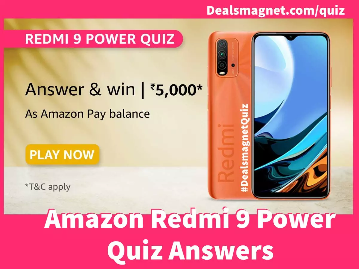 redmi 9 power amazon quiz