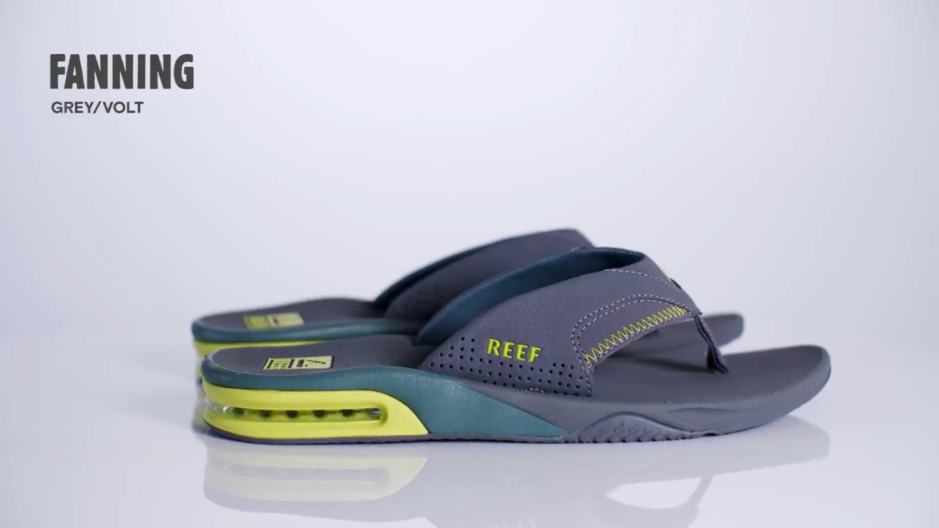 reef mens fanning flip flops