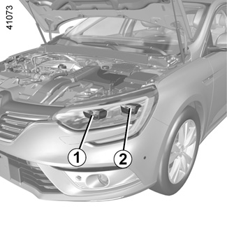 renault megane headlight bulb