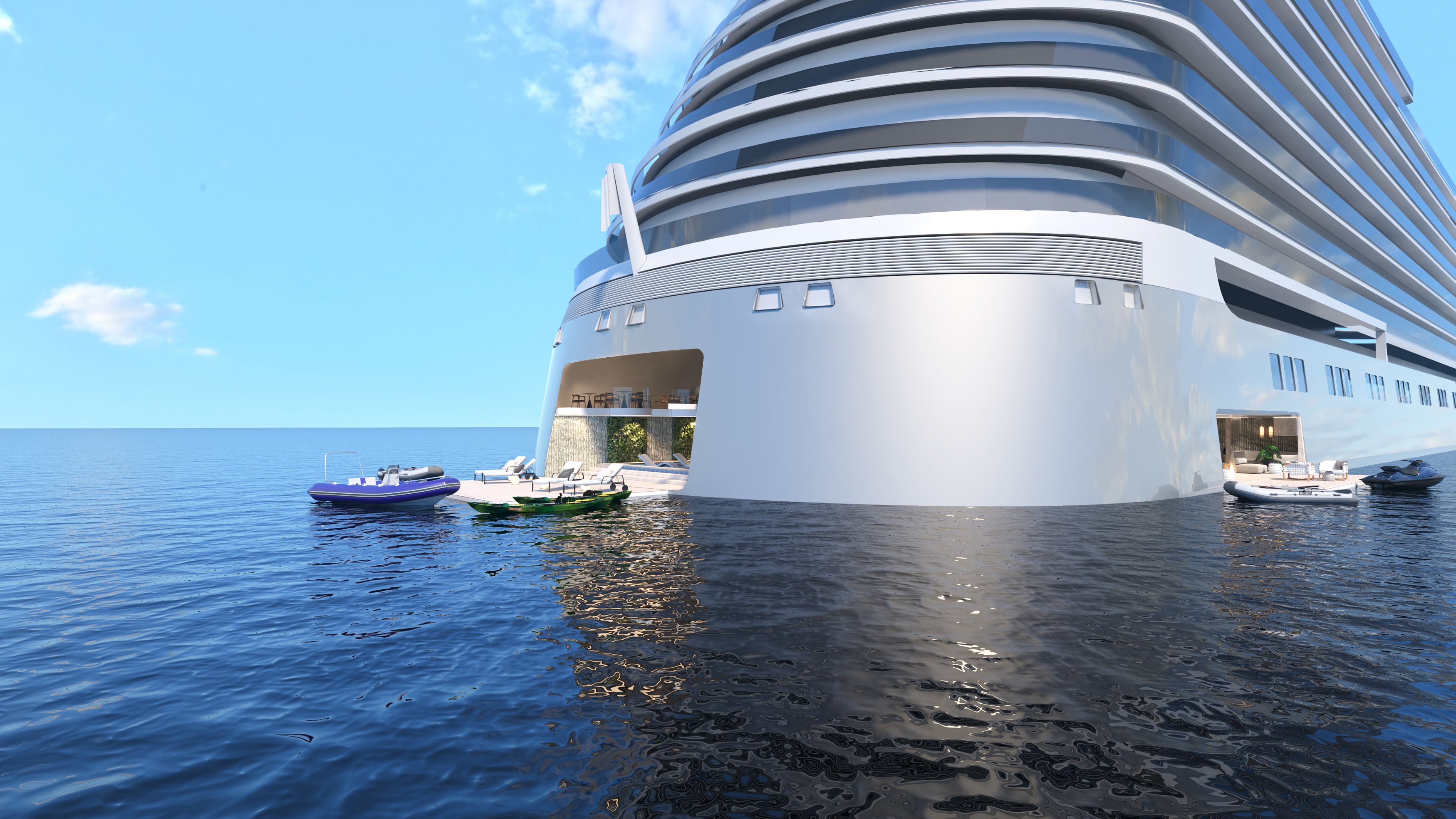 residential cruise ship apartments for sale