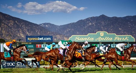 results from santa anita today