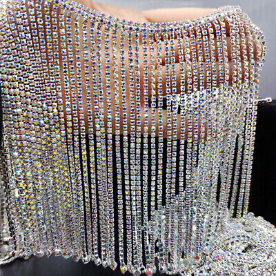 rhinestone fringe trim near me