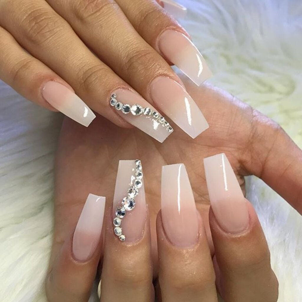 rhinestone nail designs