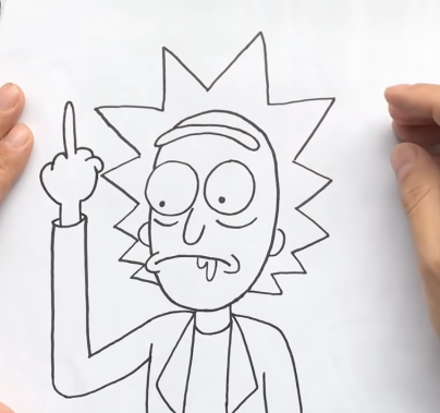 rick dibujos