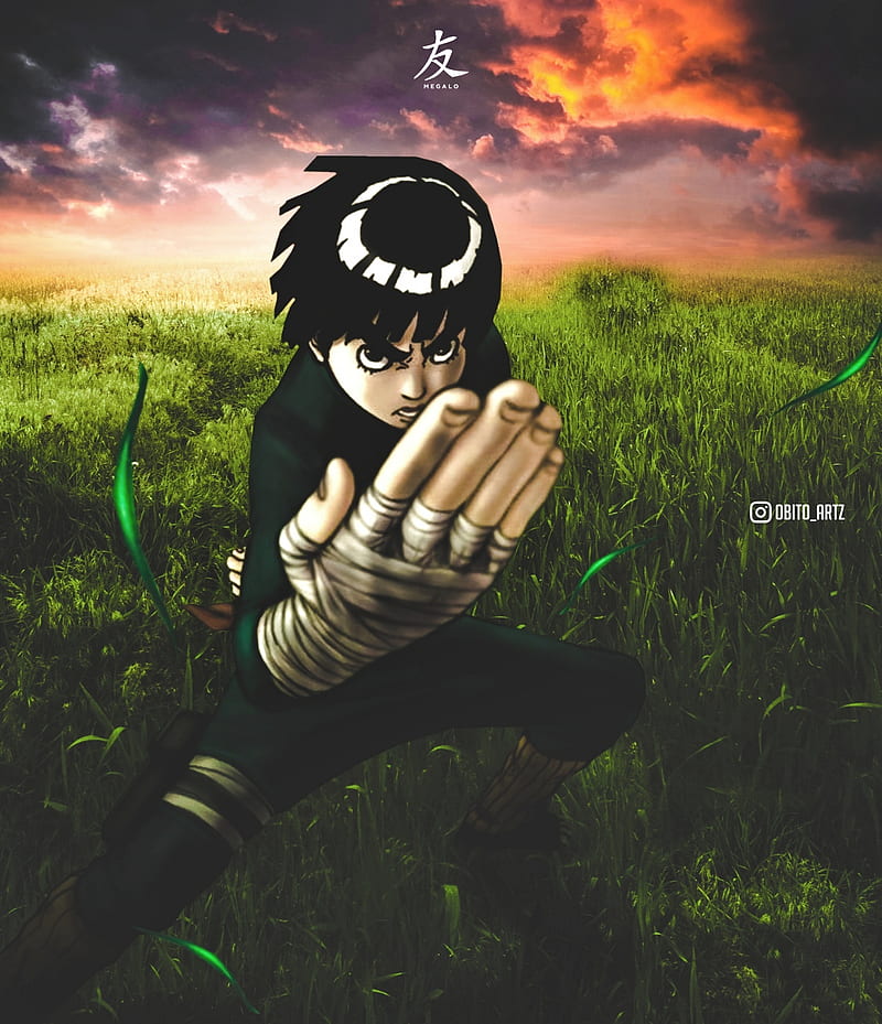 rock lee wallpaper