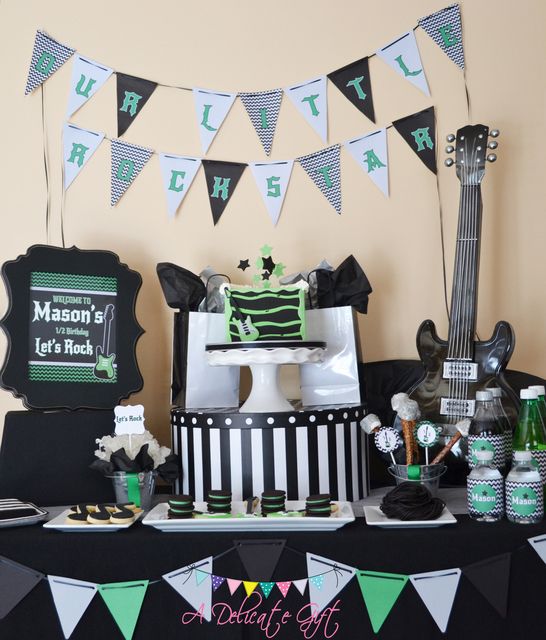 rockstar birthday party ideas