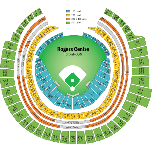 rogers centre seating chart