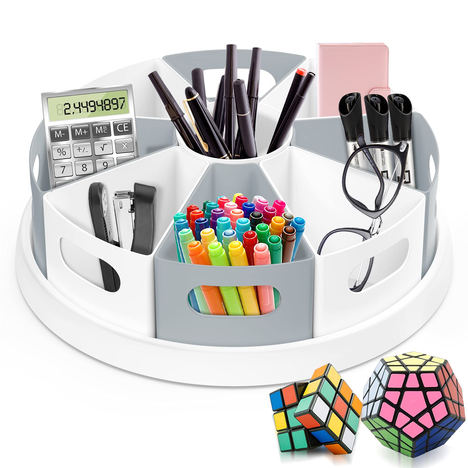 rotating desk organizer