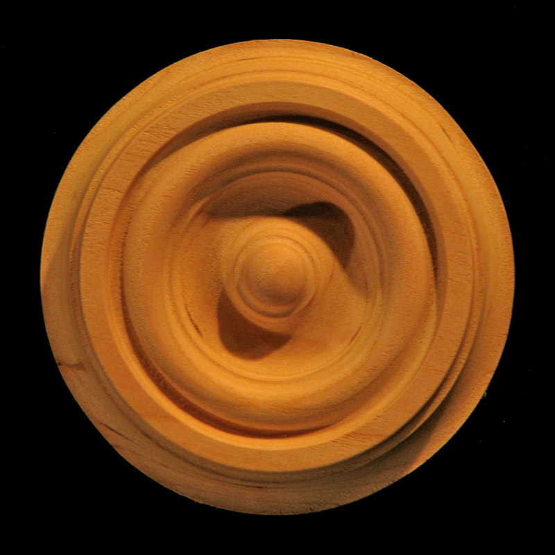 round wood rosettes