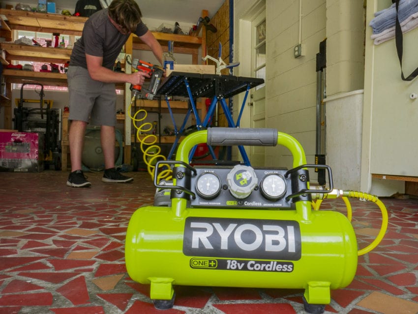 ryobi air compressor how to use