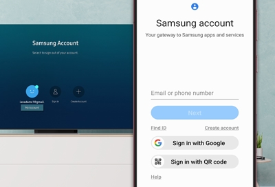 samsung account sign up