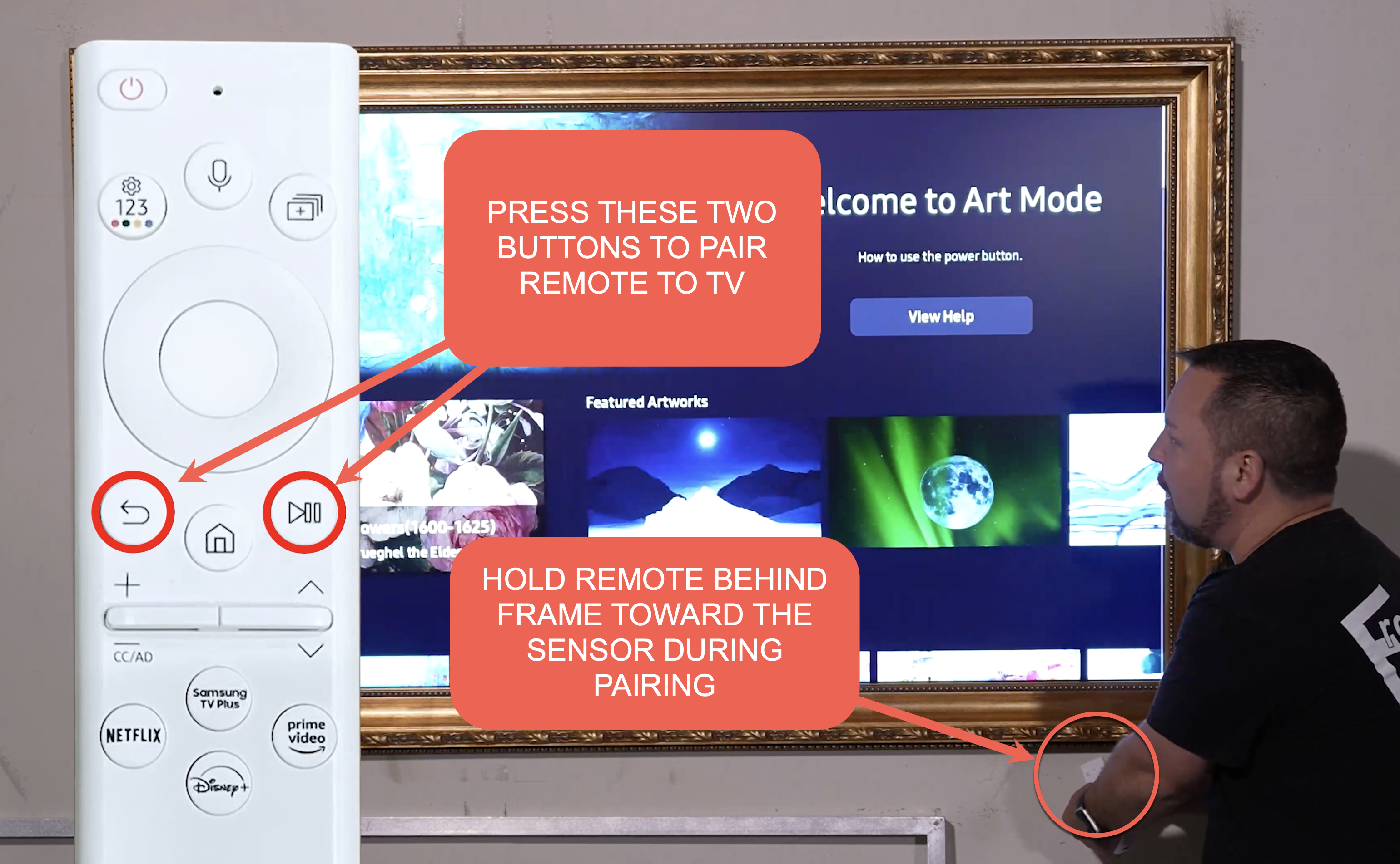 samsung tv remote blinks red