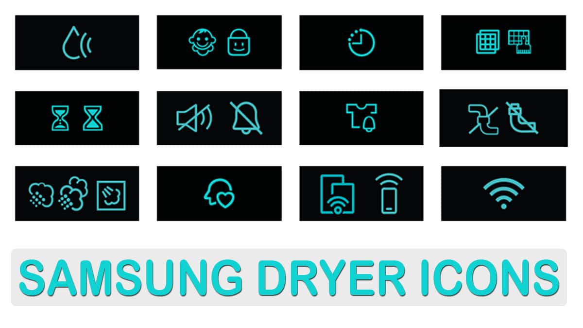 samsung washer icons