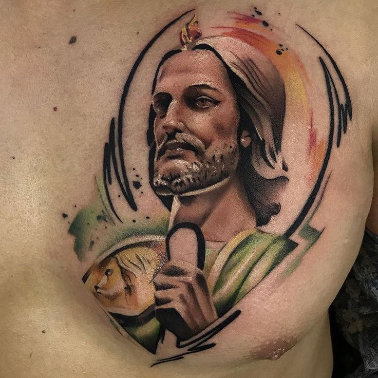 san judas tadeo para tatuar