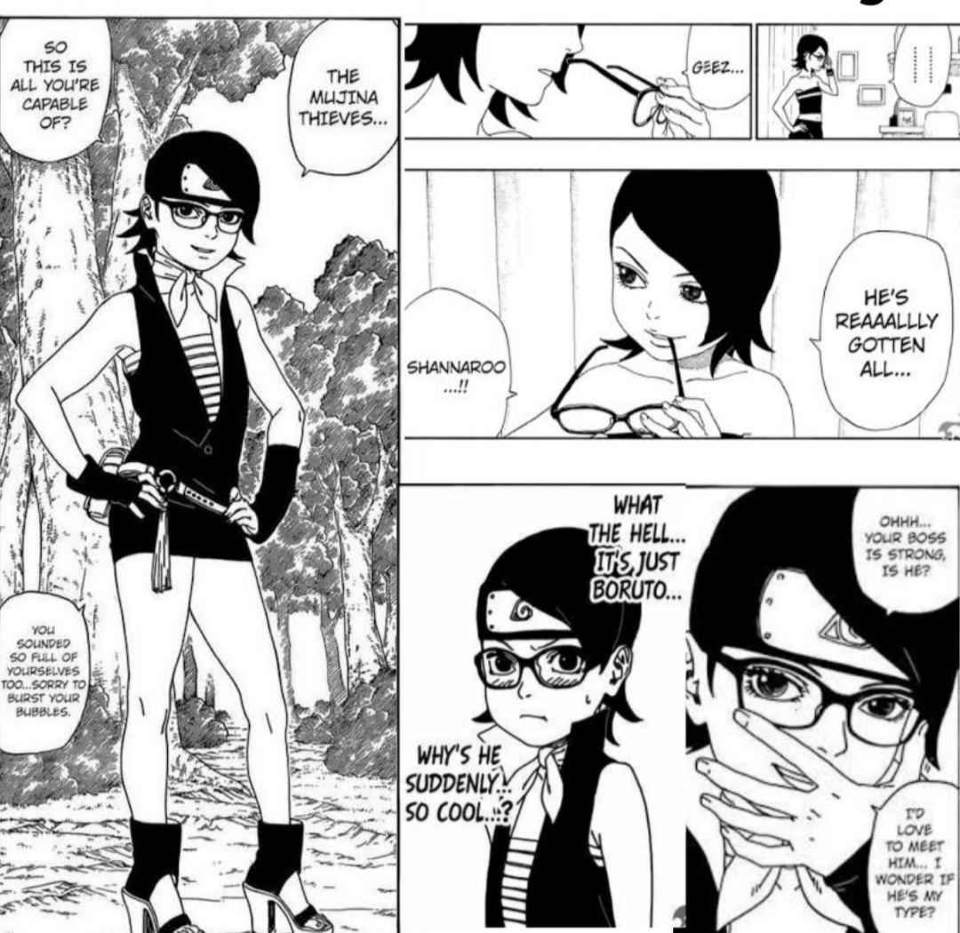 sarada boruto manga