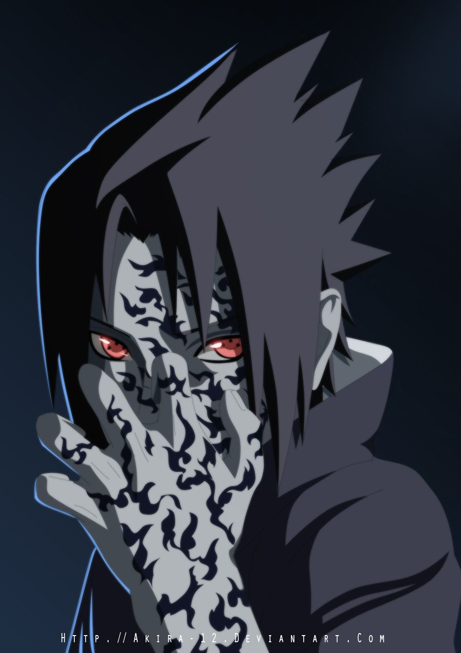 sasuke uchiha curse mark