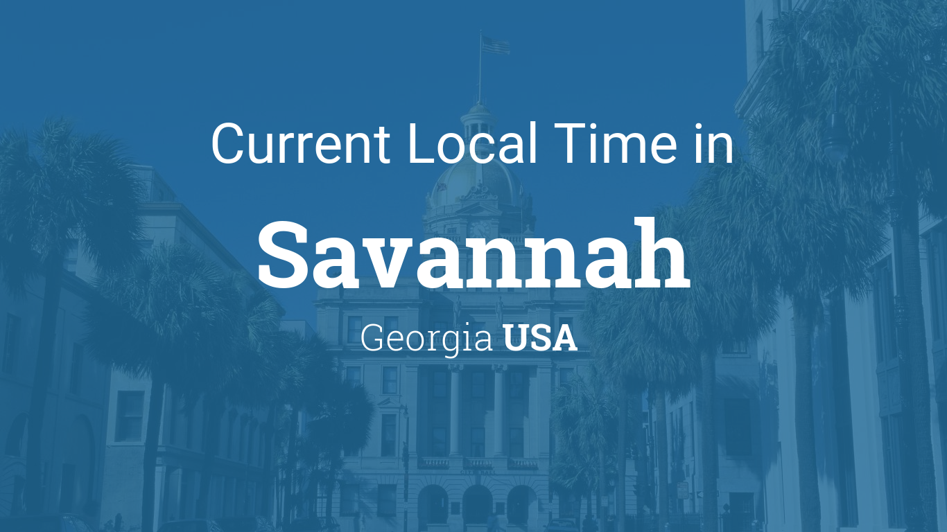 savannah georgia time zone