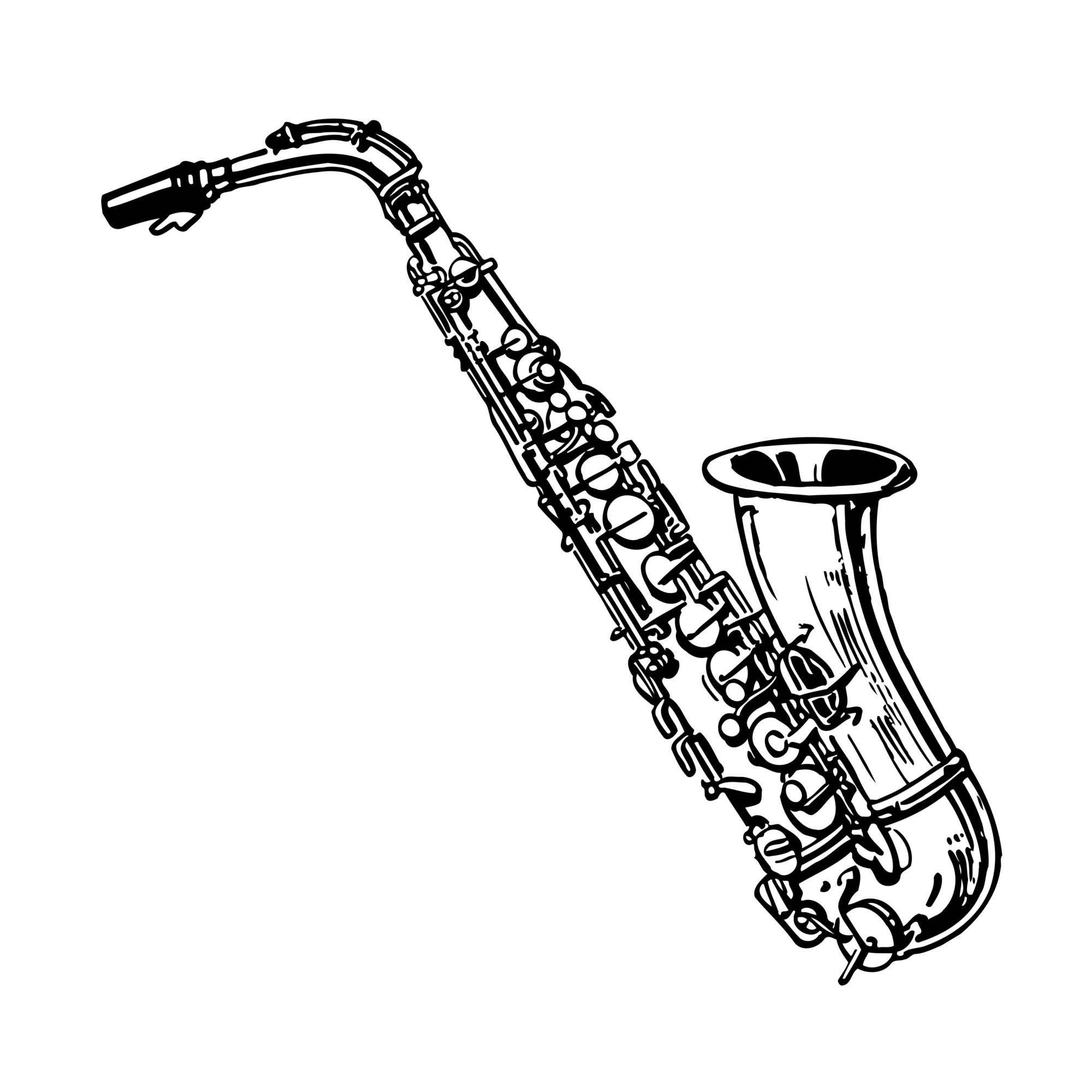 saxophone clipart