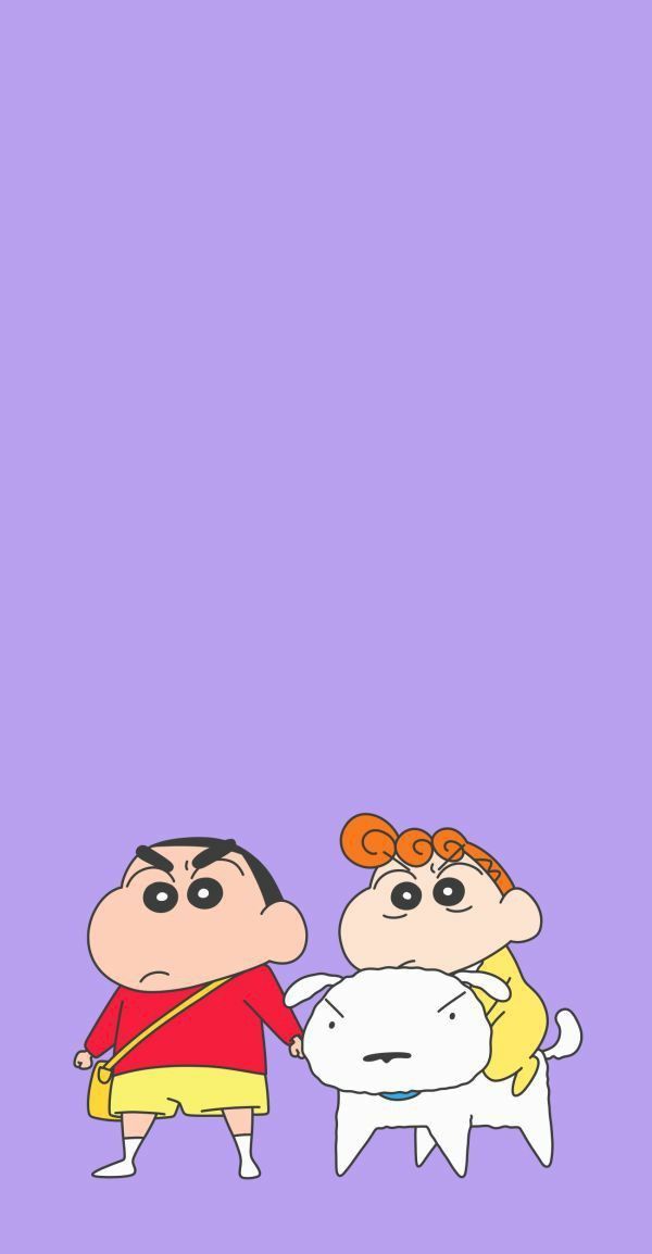 shinchan and himawari cute images