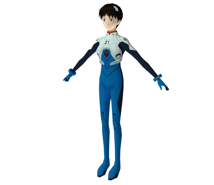 shinji ikari 3d model