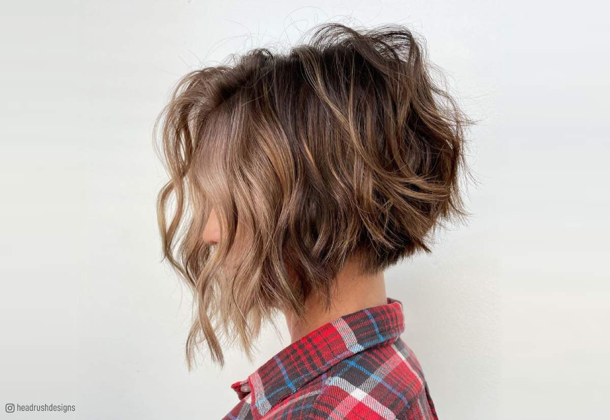 short scruffy bob hairstyles