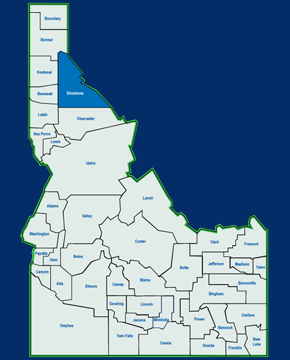 shoshone county parcel map