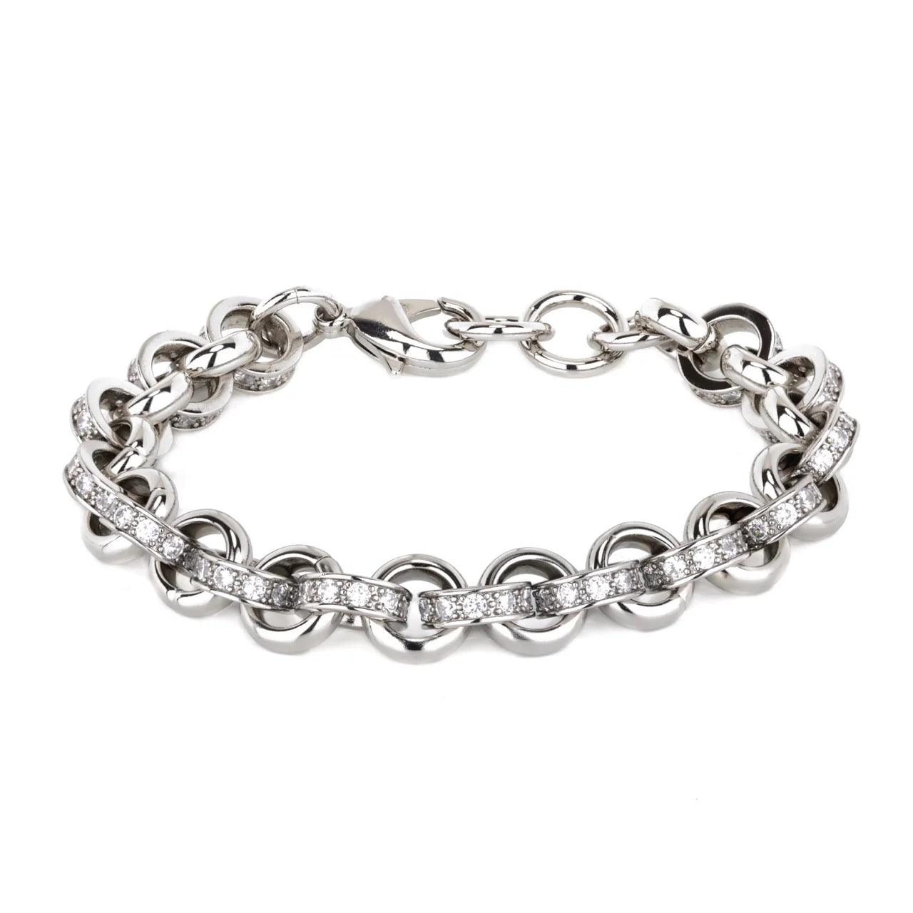 silver belcher bracelet womens