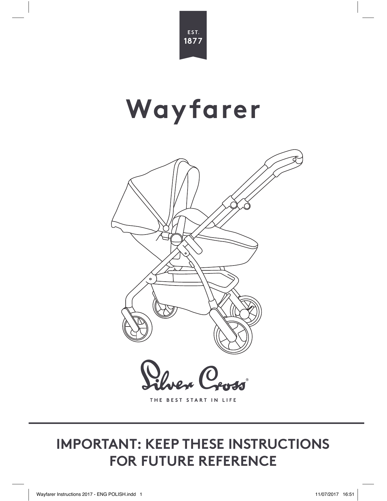 silver cross wayfarer instructions