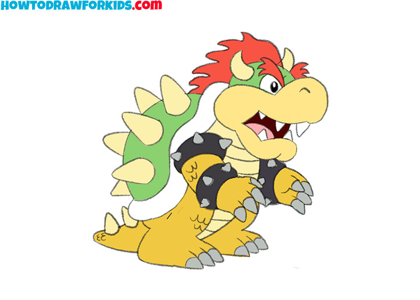 simple bowser drawing