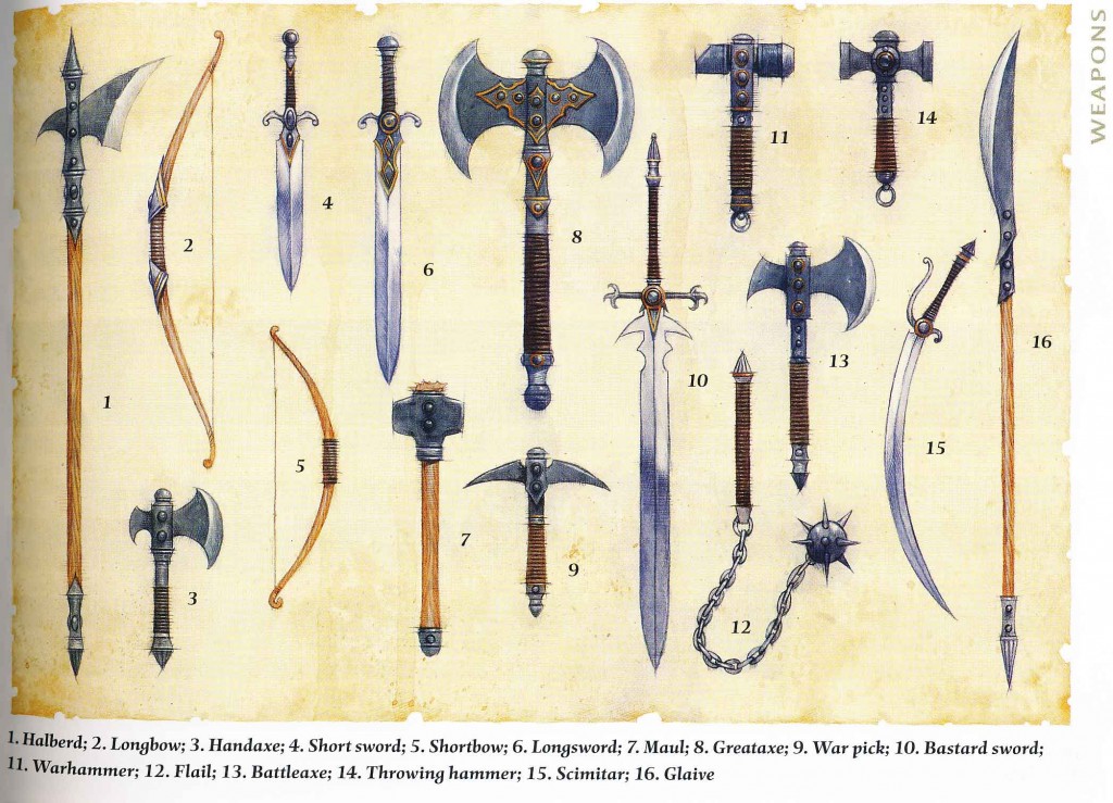 simple weapons 5e