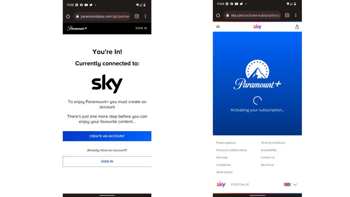 sky.com/paramountplus-activate