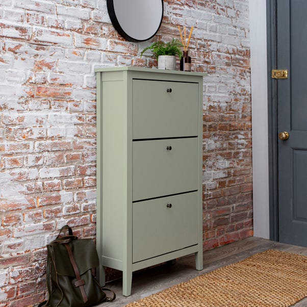 slim shoe storage for hallway