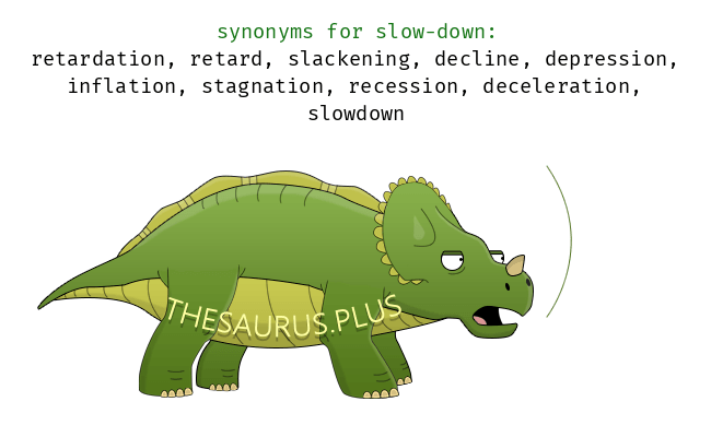 slow down synonym