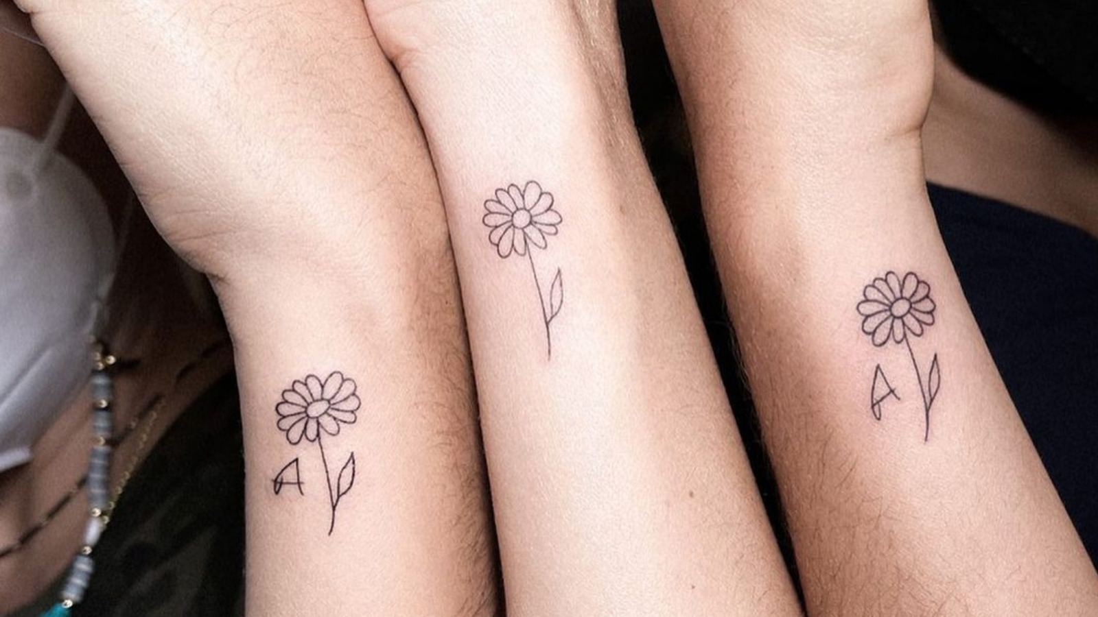 small floral tattoos