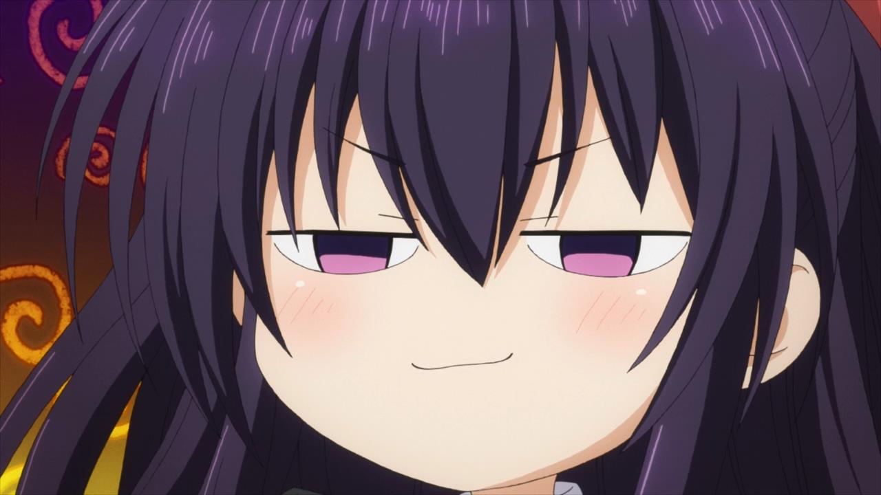 smug anime girl