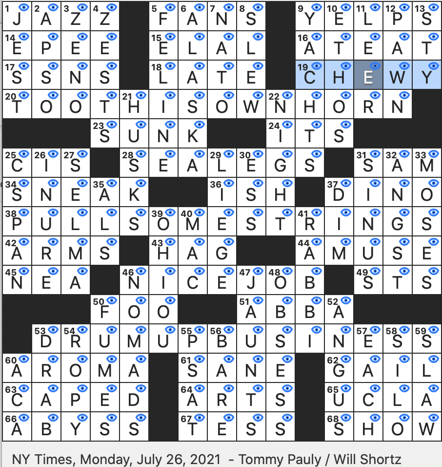 snare crossword clue