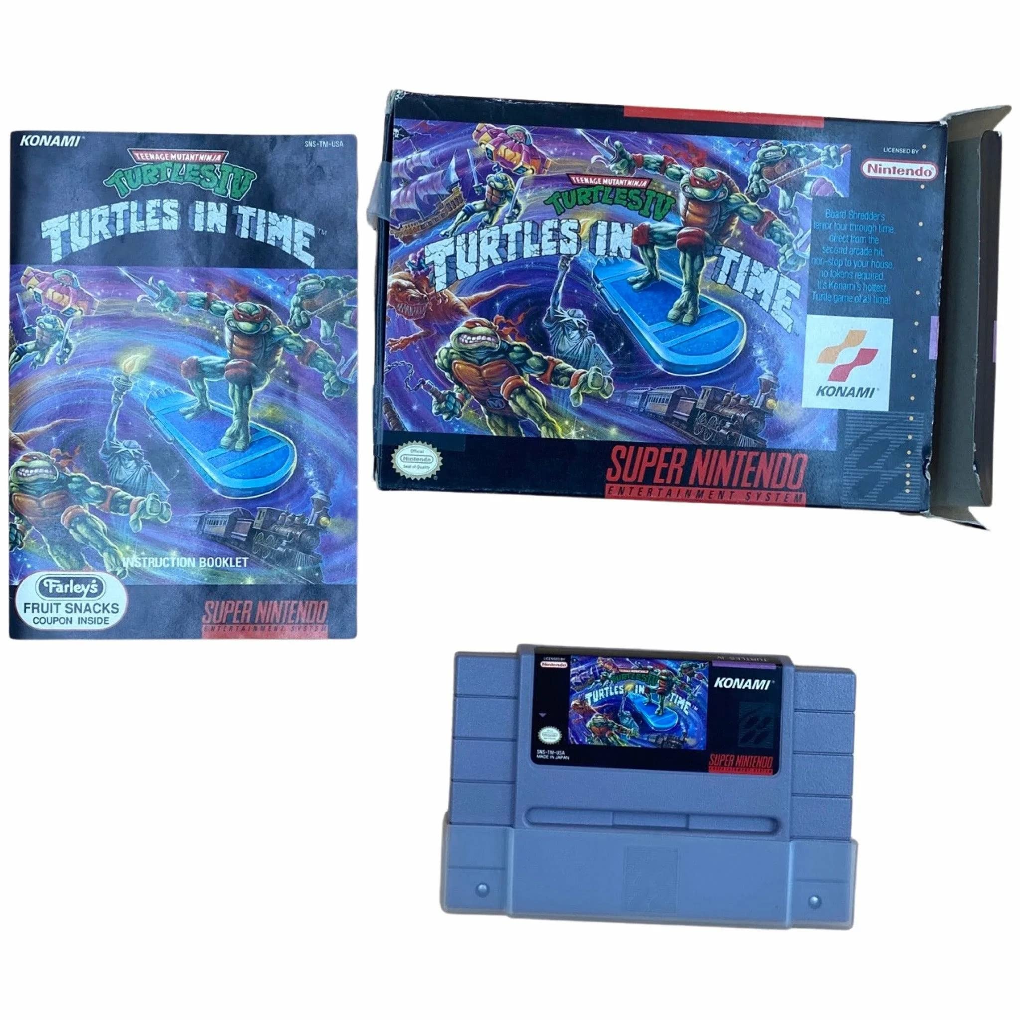 snes teenage mutant ninja turtles iv turtles in time