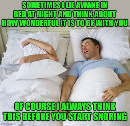 snoring meme