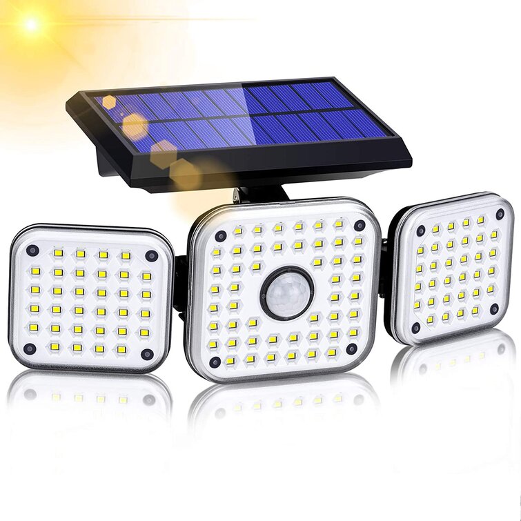 solar powered motion detector flood lights