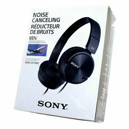 sony mdr-zx110nc noise canceling headphones