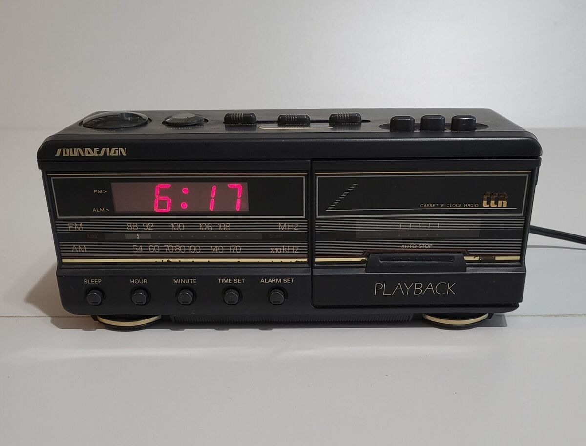 sound design clock radio