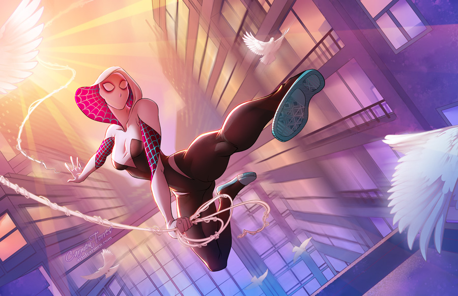 spider gwen fanart