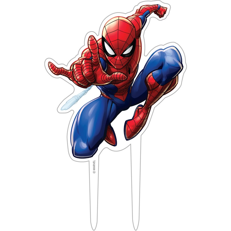 spider man cake topper