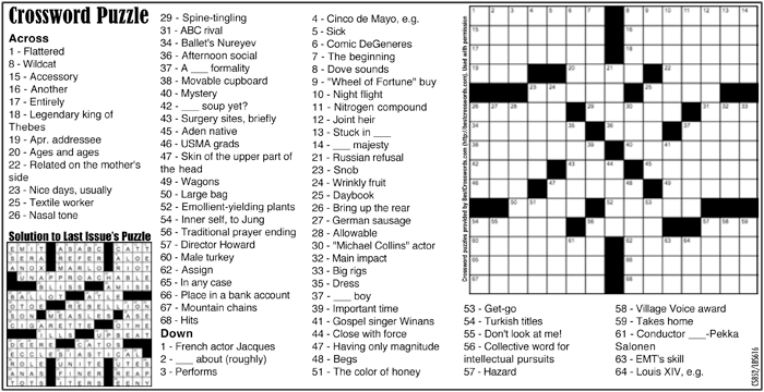 spine-tingling daily themed crossword