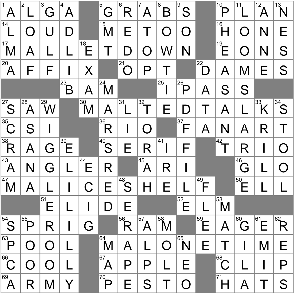 spiteful crossword puzzle clue