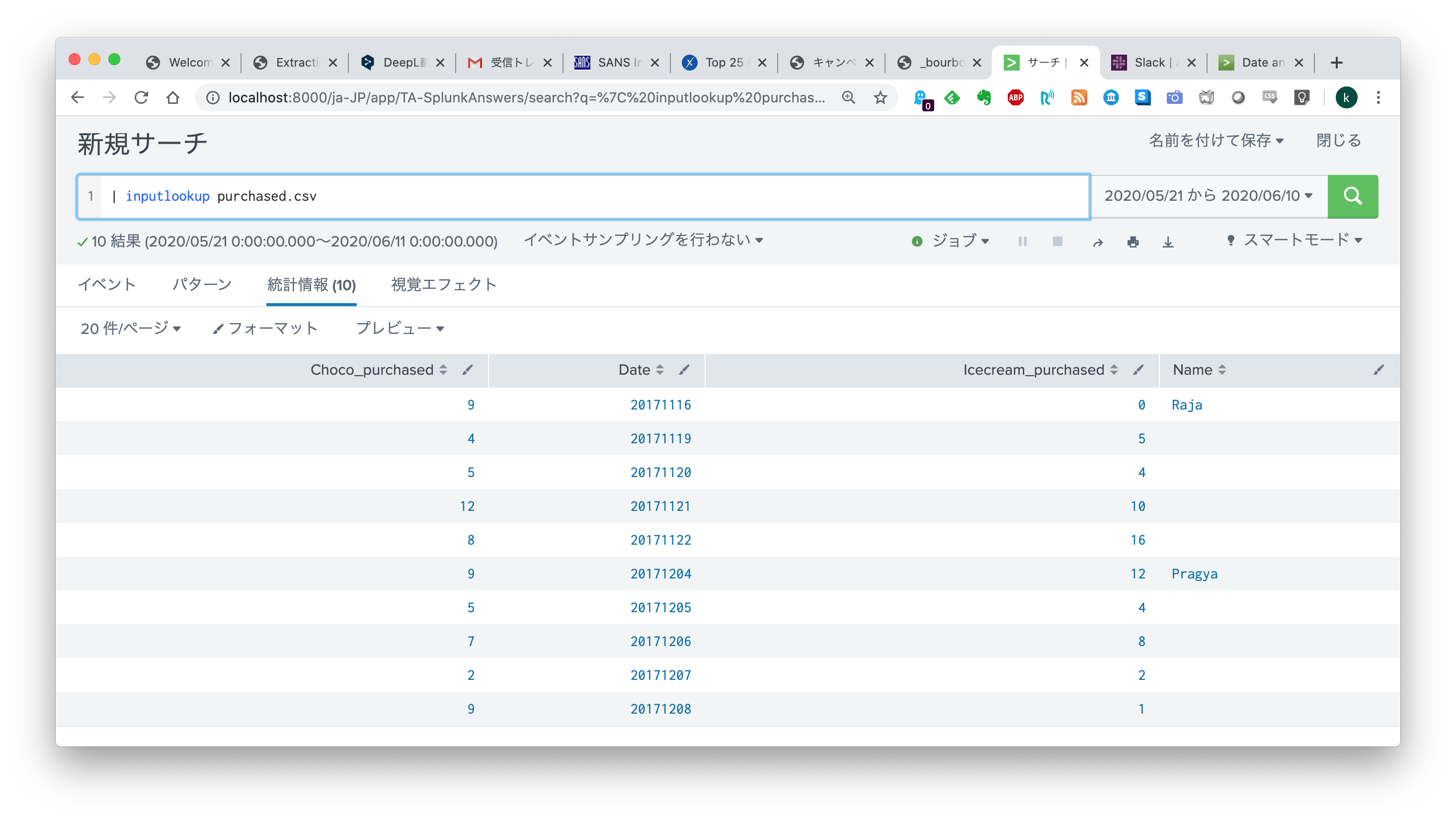 splunk export to csv