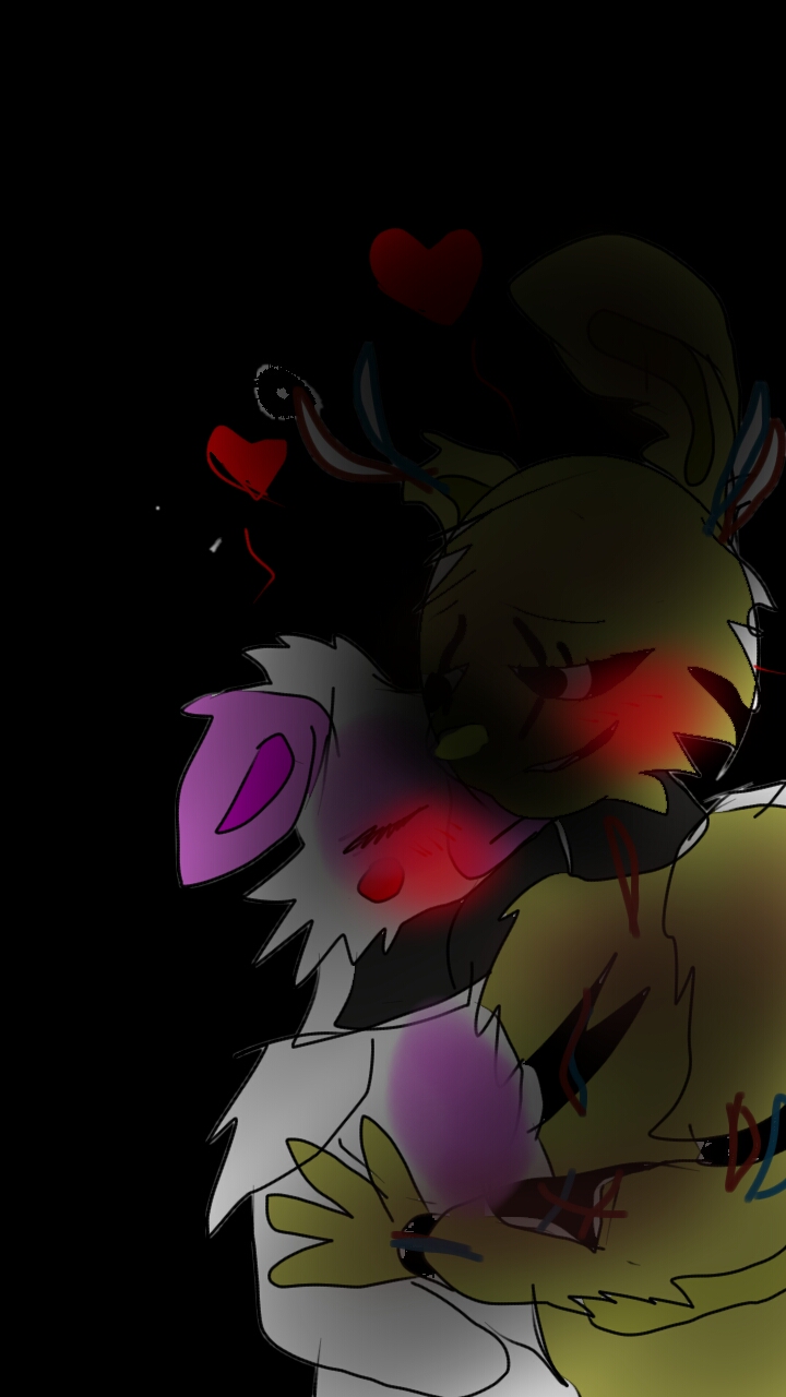 springtrap x mangle kiss