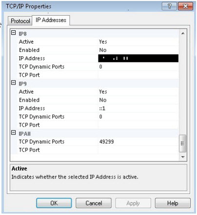 sql server ports