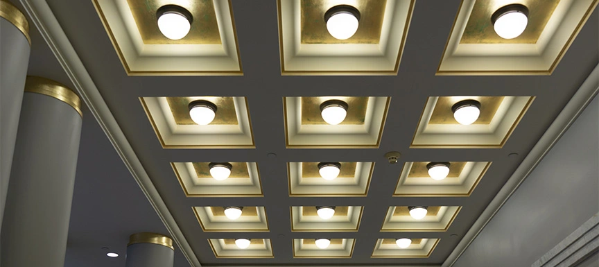 square pop ceiling design